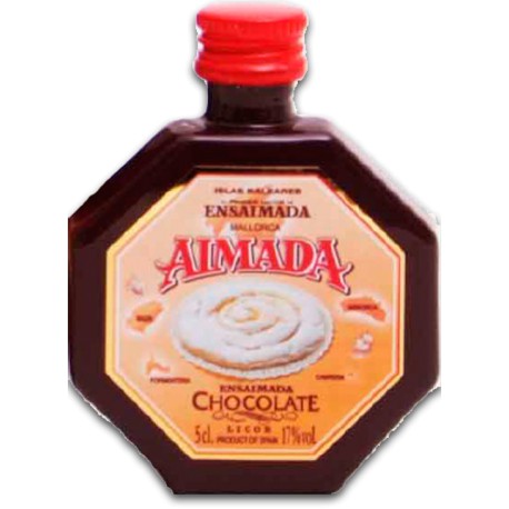 Botellita Licor Ensaimada de Chocolate AIMADA