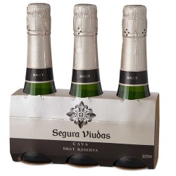 Pack 3 Small bottles Cava Brut Segura Viudas