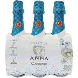 Pack 3 Small bottles Cava Anna by Codorniu Ice Edition