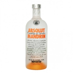 Botellita Miniatura Absolut Mandrin