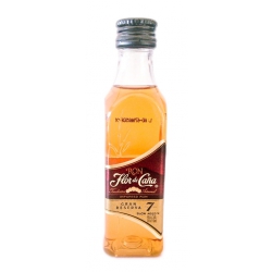 Botellita Miniatura Ron Flor de Caña