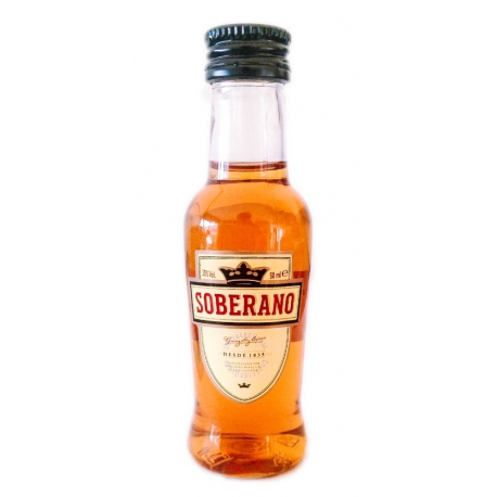 Botellita Miniatura Brandy Soberano