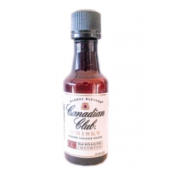 Botellita Miniatura Whisky Canadian Club