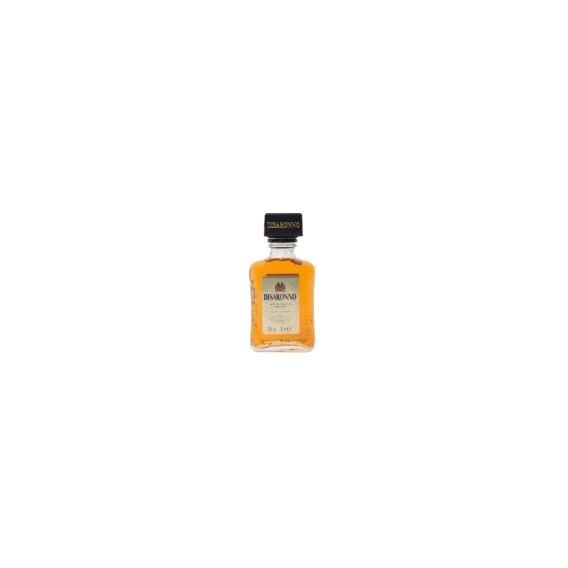 Licor Miniatura Amaretto Disaronno 50 ml Botella de vidrio