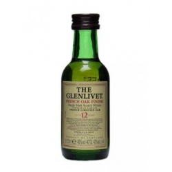 Botellita Miniatura Whisky Glenlivet 12 Años